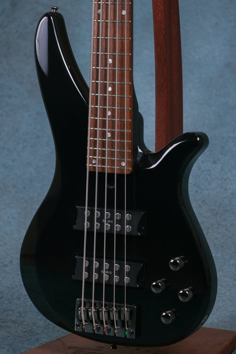 Yamaha TRBX305 5 String Electric Bass Guitar w/Case - Black - Preowned