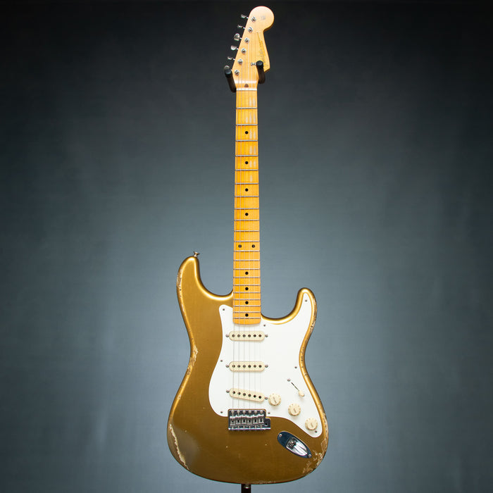 Fender Custom Shop 2016 Wildwood 10 1955 Stratocaster Heavy Relic w/Case - Aged Aztec Gold - Preowned
