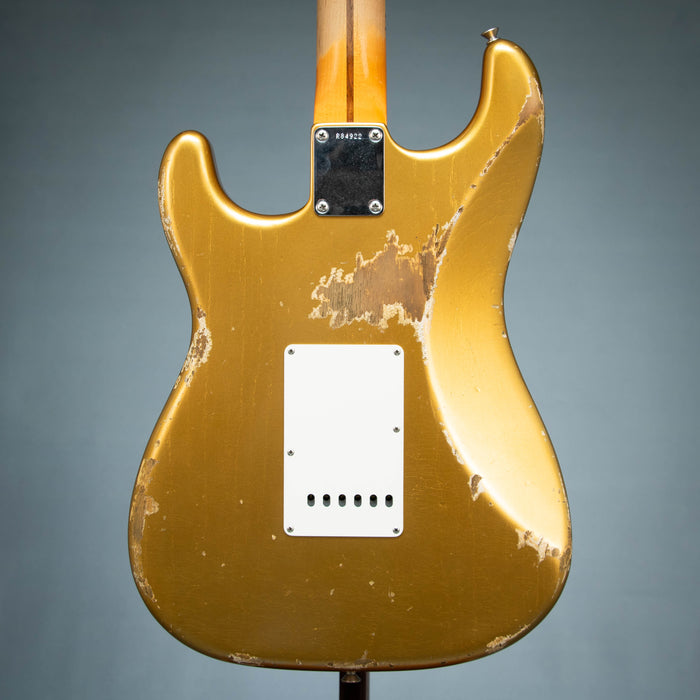 Fender Custom Shop 2016 Wildwood 10 1955 Stratocaster Heavy Relic w/Case - Aged Aztec Gold - Preowned