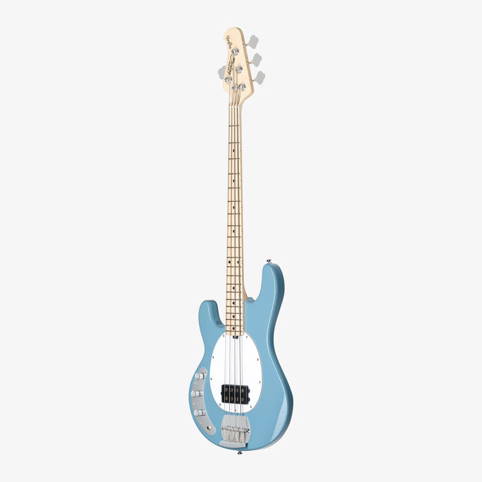 Sterling by Music Man Stingray Ray4 Left Handed Bass Guitar - Chopper Blue