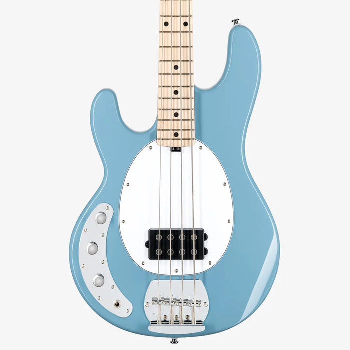 Sterling by Music Man Stingray Ray4 Left Handed Bass Guitar - Chopper Blue