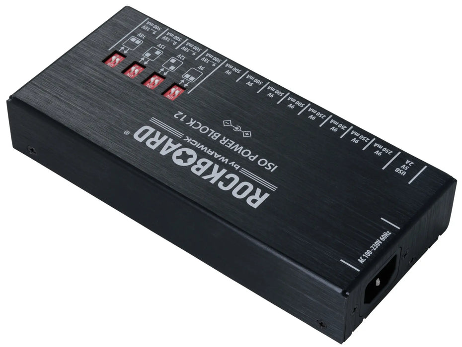 Warwick RockBoard ISO Power Block V12 IEC - Isolated Multi Power Supply