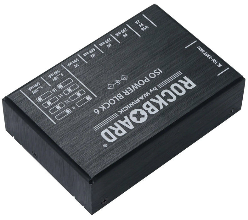 Warwick RockBoard ISO Power Block V6 IEC - Isolated Multi Power Supply
