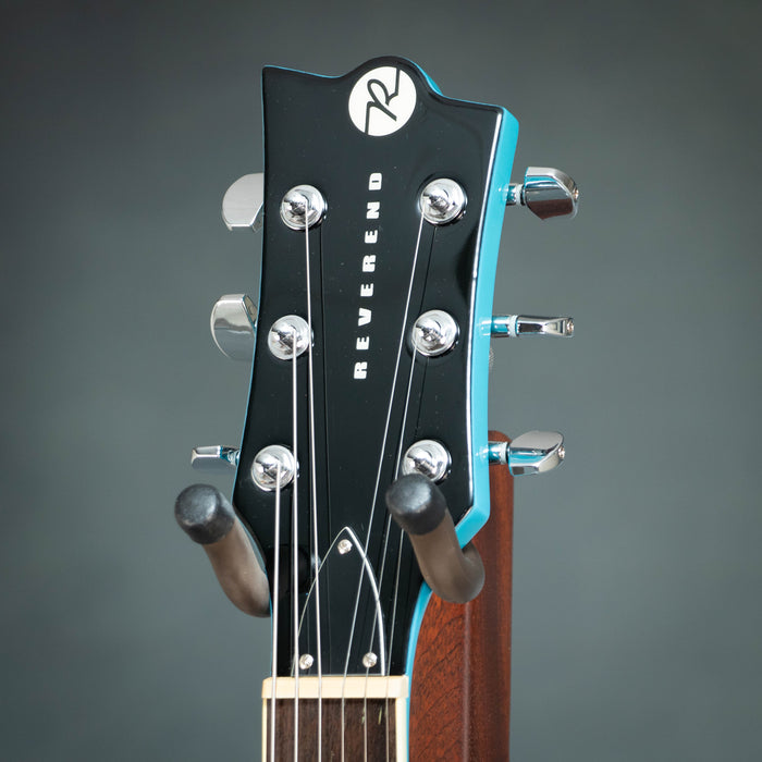 Reverend Manta Ray HB w/Case - Sky Blue Flame - Preowned
