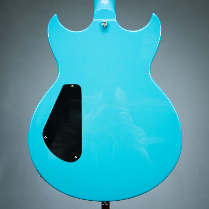 Reverend Manta Ray HB w/Case - Sky Blue Flame - Preowned