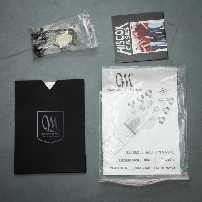 Mayones Regius 6 Electric Guitar w/ Case - Trans Graphite-Burst - Preowned