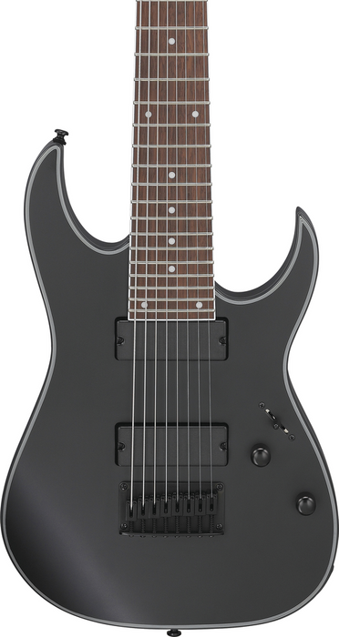 Ibanez RG8EXBKF 8 String Electric Guitar - Black Flat