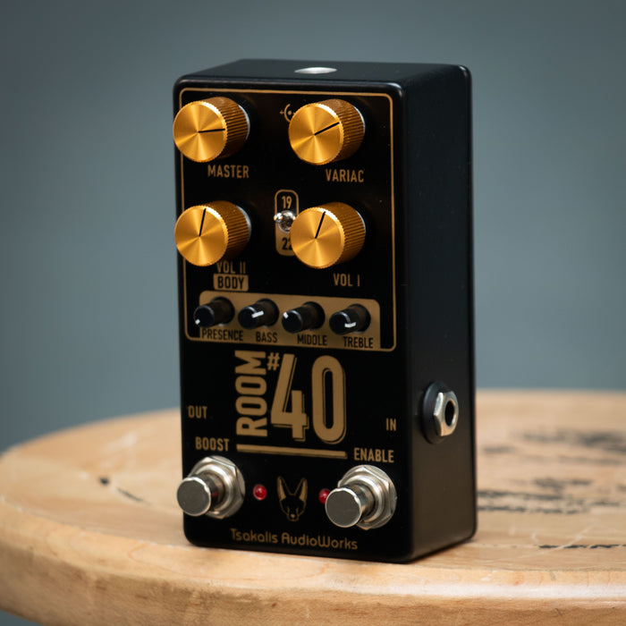 Tsakalis Audioworks Room #40 Overdrive Pedal w/Box - Preowned
