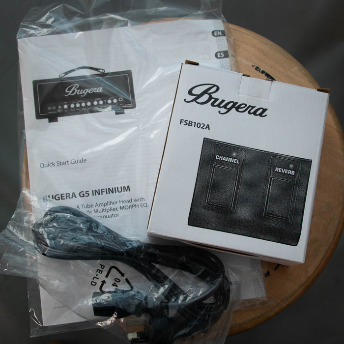Bugera G5 Infinium Amp Head w/Footswitch & Box - Preowned