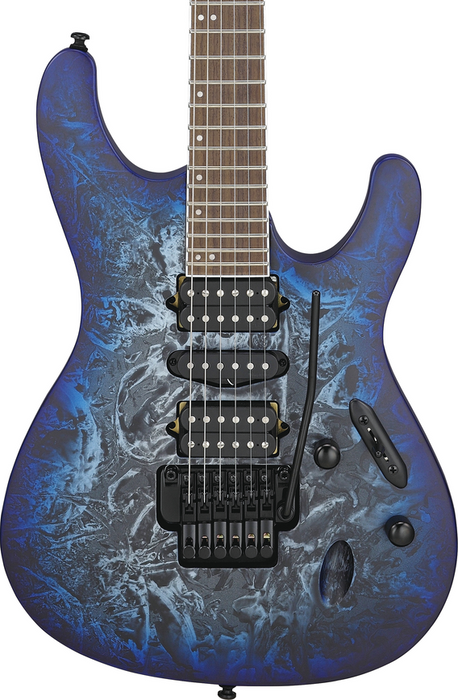 Ibanez S770CZM Electric Guitar - Cosmic Blue Frozen Matte