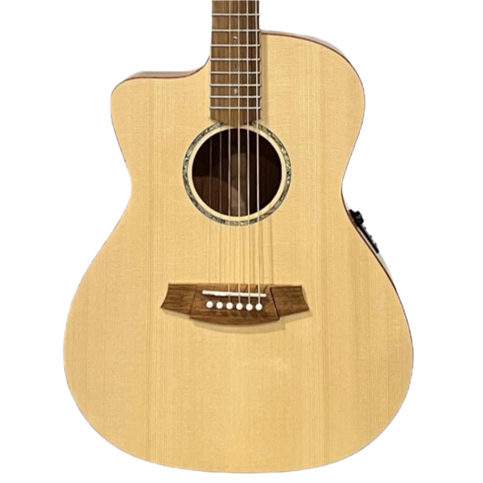 Cole Clark SAN1EC-LH-SMAH Left Hand Studio Series Grand Auditorium Acoustic Electric Guitar