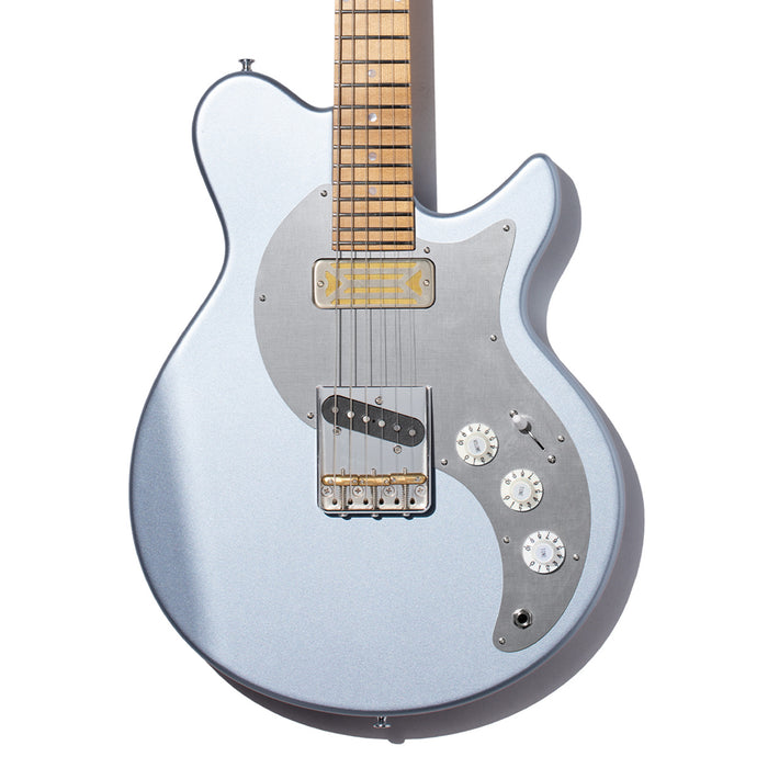 Eastman FullerTone SC 52 Single Cut Electric Guitar - Ice Blue Metallic
