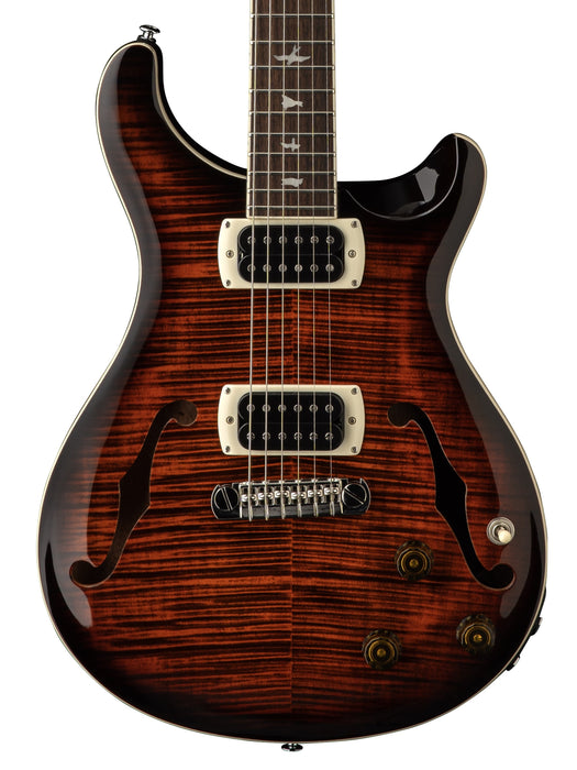 PRS SE Flatback Hollowbody I Piezo - Orange Tiger Smokeburst