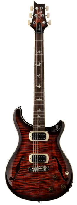 PRS SE Flatback Hollowbody I Piezo - Orange Tiger Smokeburst