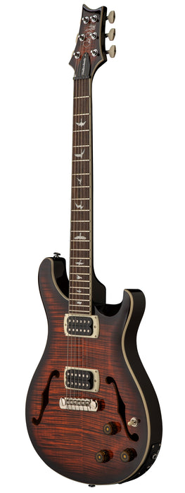 PRS SE Flatback Hollowbody I Piezo - Orange Tiger Smokeburst