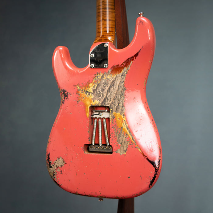 Shabat 2026 Lynx HSS Medium Heavy Aged w/Case - Fiesta Red Over 3-Tone - Preowned