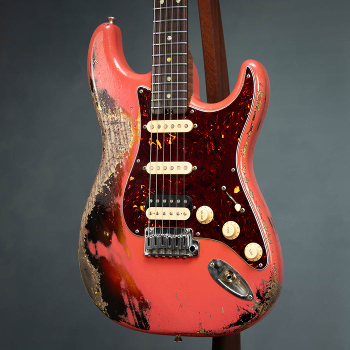Shabat 2026 Lynx HSS Medium Heavy Aged w/Case - Fiesta Red Over 3-Tone - Preowned