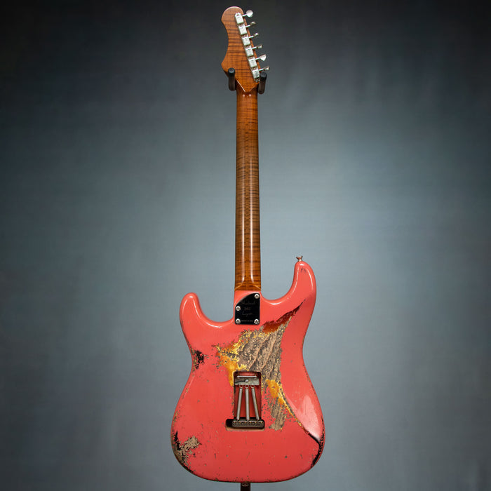 Shabat 2026 Lynx HSS Medium Heavy Aged w/Case - Fiesta Red Over 3-Tone - Preowned
