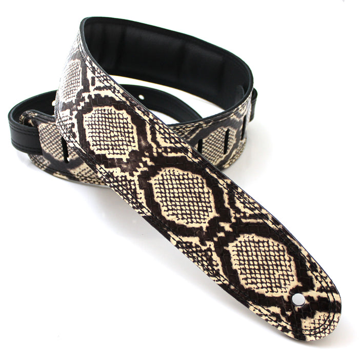 DSL 2.5 Inch Snakeskin Strap Black/White