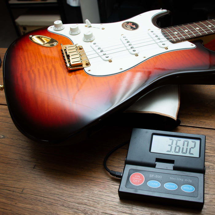 Fender 1996 50th Anniversary American Standard Stratocaster - Left Handed - Antique Burst w/ Case - Preowned