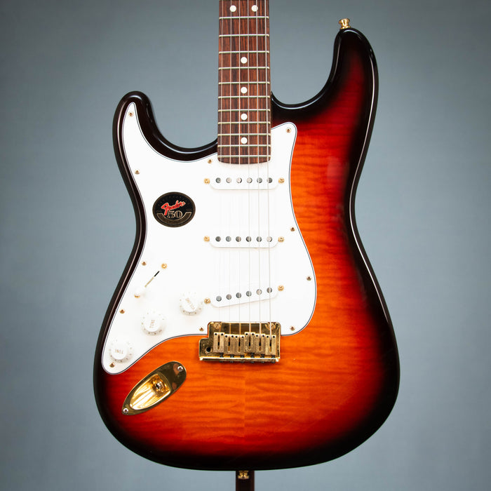 Fender 1996 50th Anniversary American Standard Stratocaster - Left Handed - Antique Burst w/ Case - Preowned
