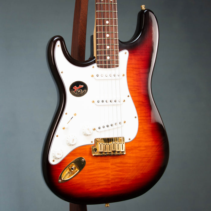Fender 1996 50th Anniversary American Standard Stratocaster - Left Handed - Antique Burst w/ Case - Preowned