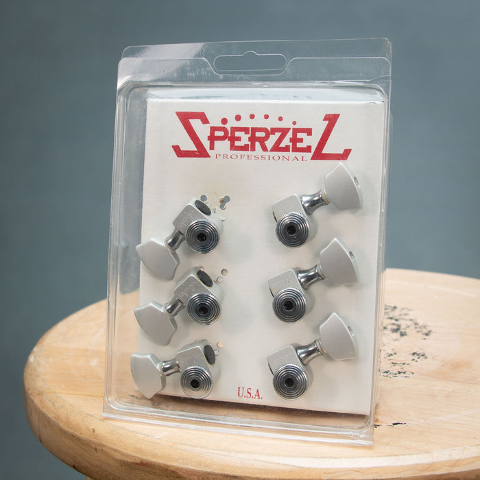 Sperzel 3+3 Trim-Lok Guitar Machine Heads - Satin Chrome - Preowned