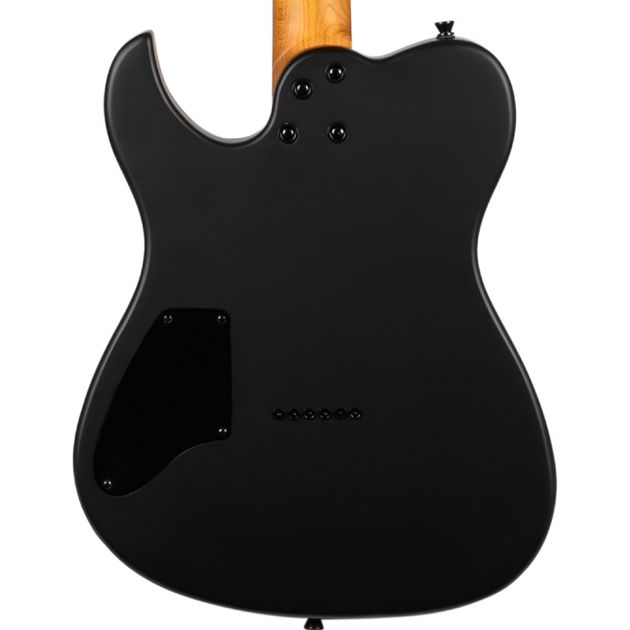 Spira T-400 MBK Baritone Electric Guitar - Satin Black