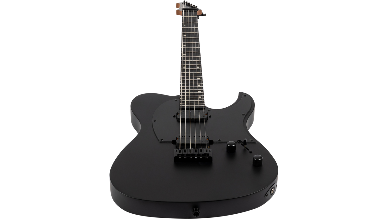 Spira T-400 MBK Baritone Electric Guitar - Satin Black