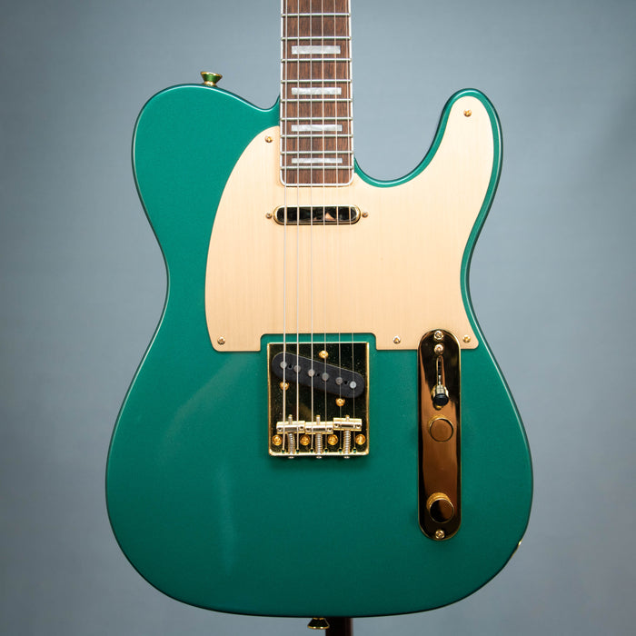 Squier 40th Anniversary Telecaster Gold Edition Electric Guitar - Sherwood Green Metallic - Preowned
