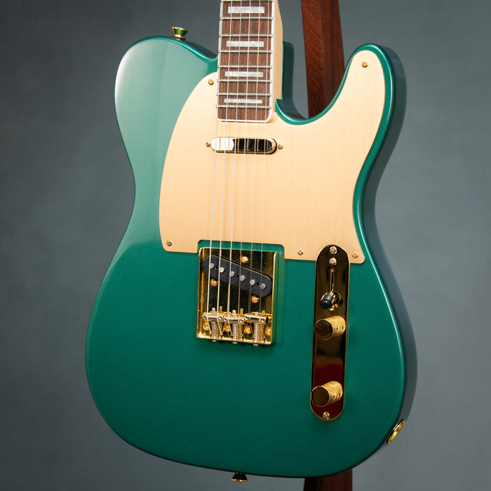 Squier 40th Anniversary Telecaster Gold Edition Electric Guitar - Sherwood Green Metallic - Preowned