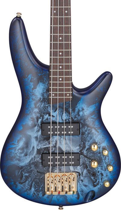 Ibanez SR300EDXCZM 4 String Electric Bass Guitar - Cosmic Blue Frozen Matte