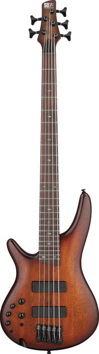 Ibanez SR505AL Left Handed Electric Bass - Mahogany Brown Burst Low Gloss