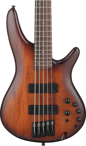 Ibanez SR505A Electric Bass - Mahogany Brown Burst Low Gloss