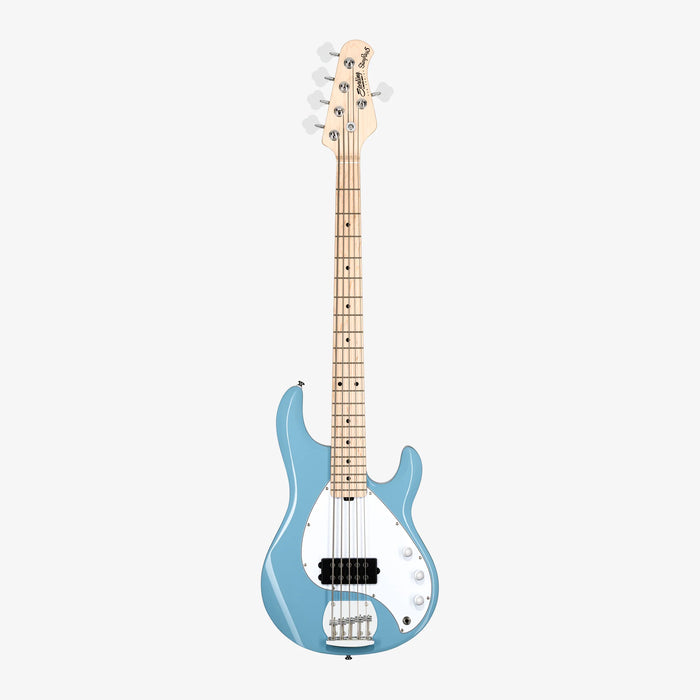 Sterling by Music Man Stingray Ray5 Bass Guitar - Chopper Blue