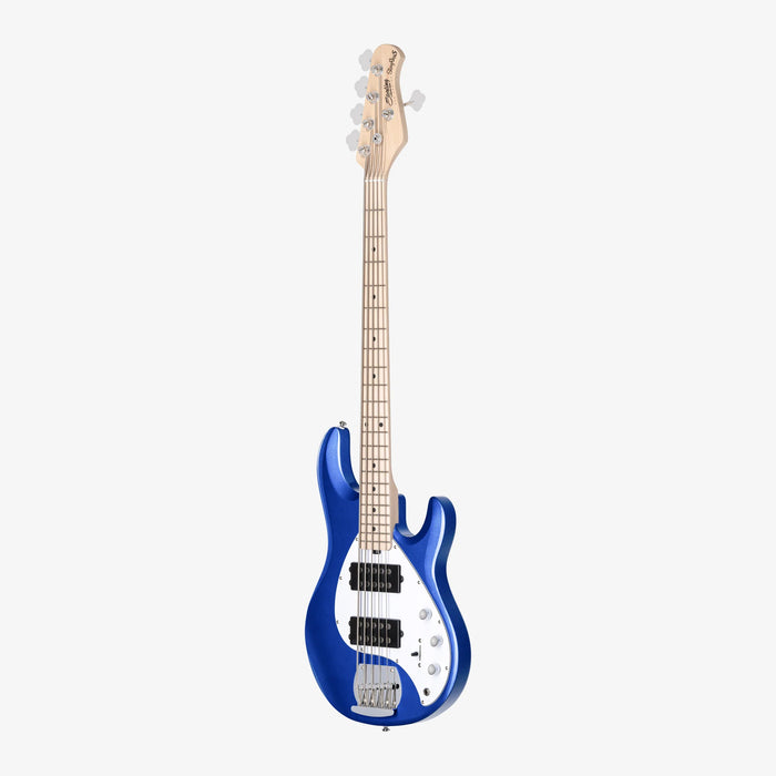 Sterling by Music Man Stingray Ray5 HH Bass Guitar - Cobra Blue