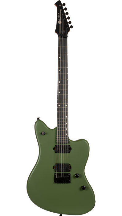 Spira J-400 MGR Electric Guitar - Satin Dark Green