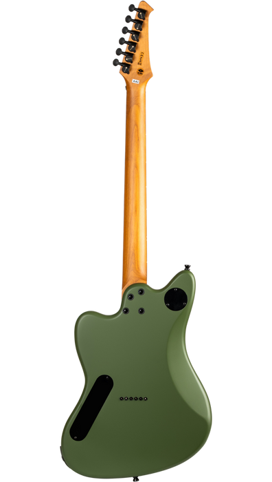Spira J-400 MGR Electric Guitar - Satin Dark Green