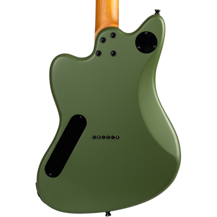 Spira J-400 MGR Electric Guitar - Satin Dark Green