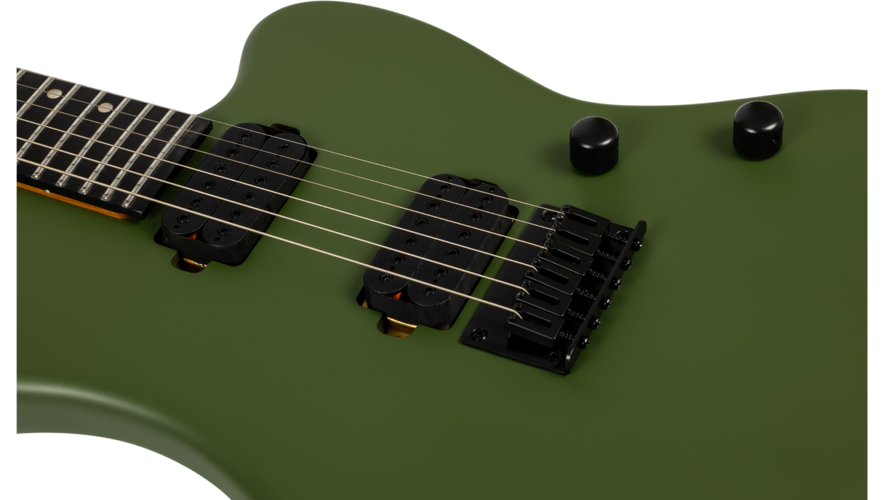 Spira J-400 MGR Electric Guitar - Satin Dark Green