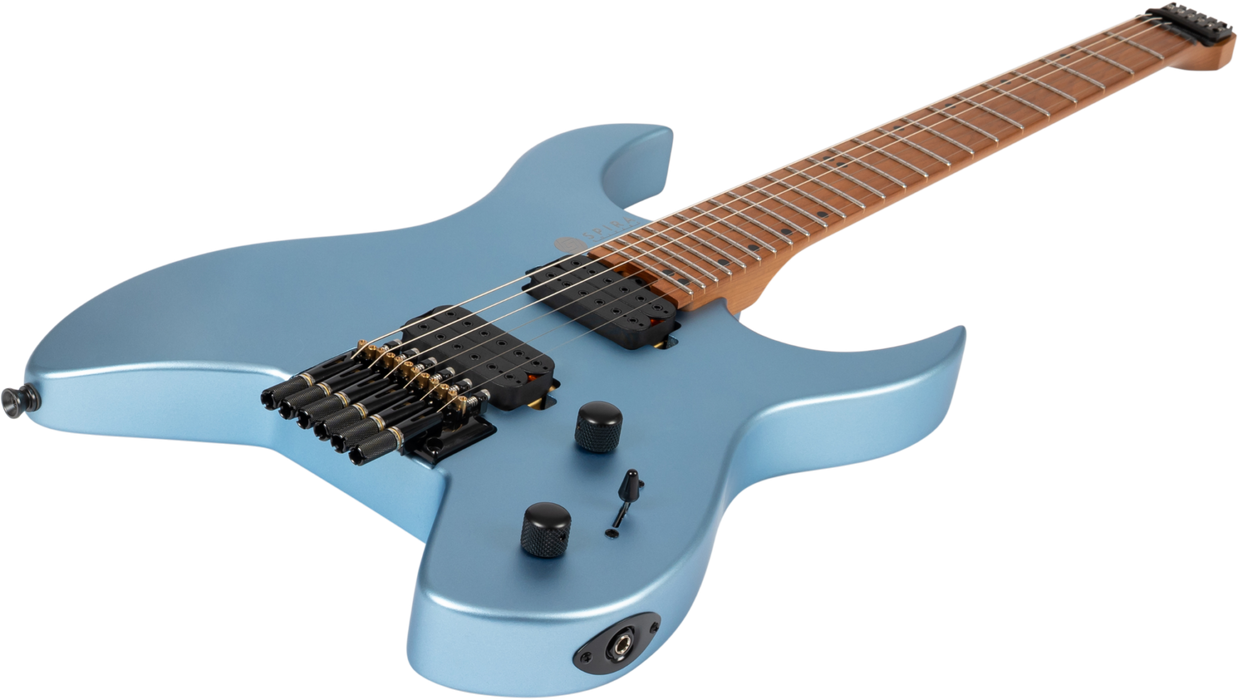 Spira S-400 MPB Headless Electric Guitar - Metallic Blue
