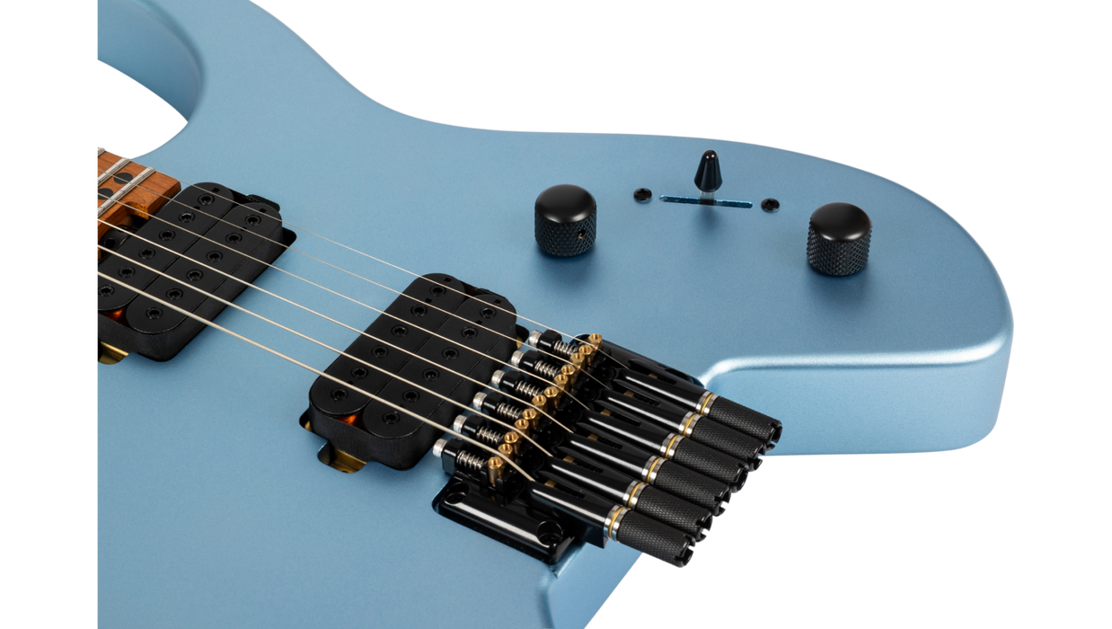 Spira S-400 MPB Headless Electric Guitar - Metallic Blue