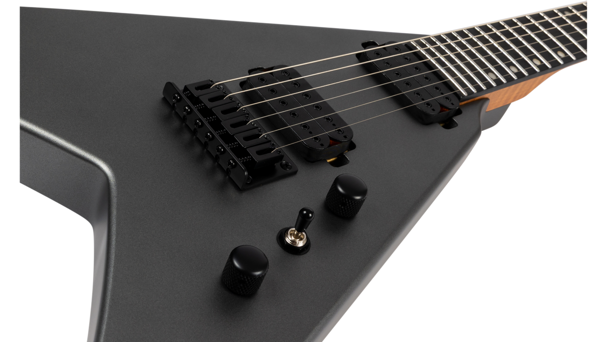 Spira V-400 MBK Electric Guitar - Satin Silver