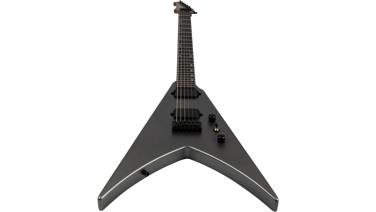 Spira V-400 MBK Electric Guitar - Satin Silver