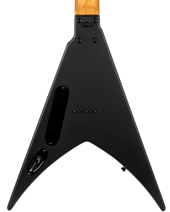 Spira V-407 MBK 7 String Electric Guitar - Satin Black
