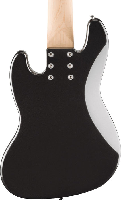 Squier Affinity Jazz Bass VI Laurel Fingerboard Black Pickguard - Black Metallic