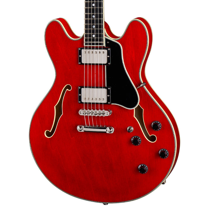 Eastman T386-RED Thinline Electric Guitar - Red - Clearance