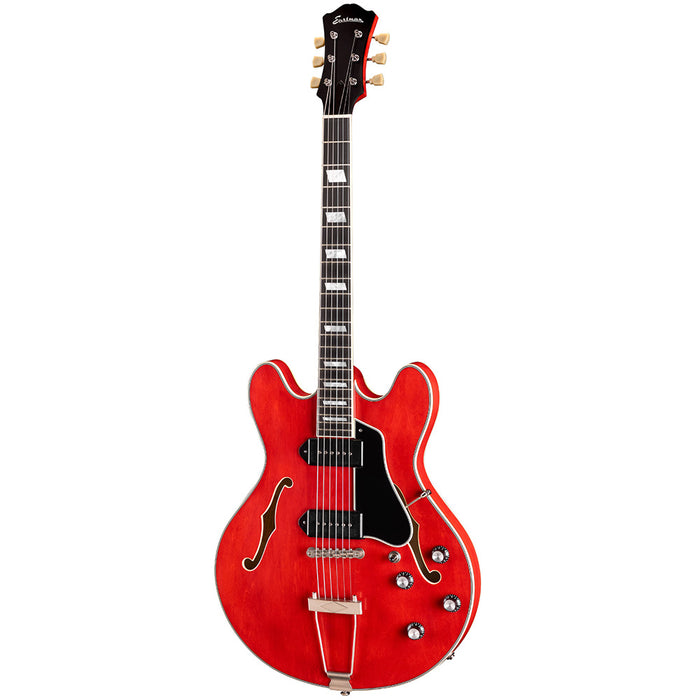 Eastman T64/TV-T-RD Hollow Body Electric Guitar - Vintage Red