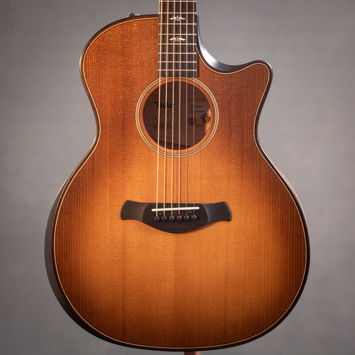 Taylor 614ce Builders Edition Grand Auditorium V-Class Wild Honey Burst Acoustic Electric Guitar - 1207234086