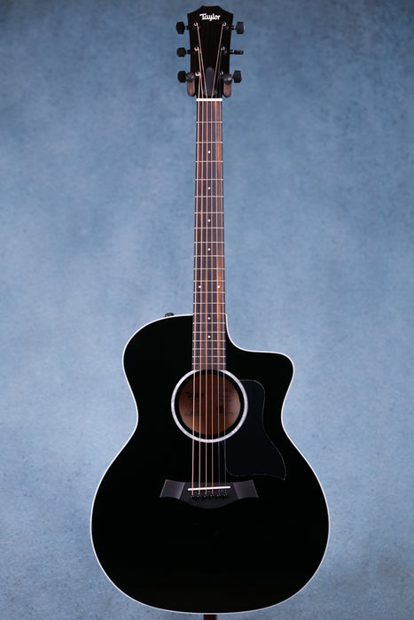 Taylor 214ce-BLK Plus Grand Auditorium Acoustic Electric Guitar - Black - 2204194402